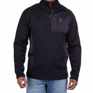 Spyder Black Quarter-Zip Pullover